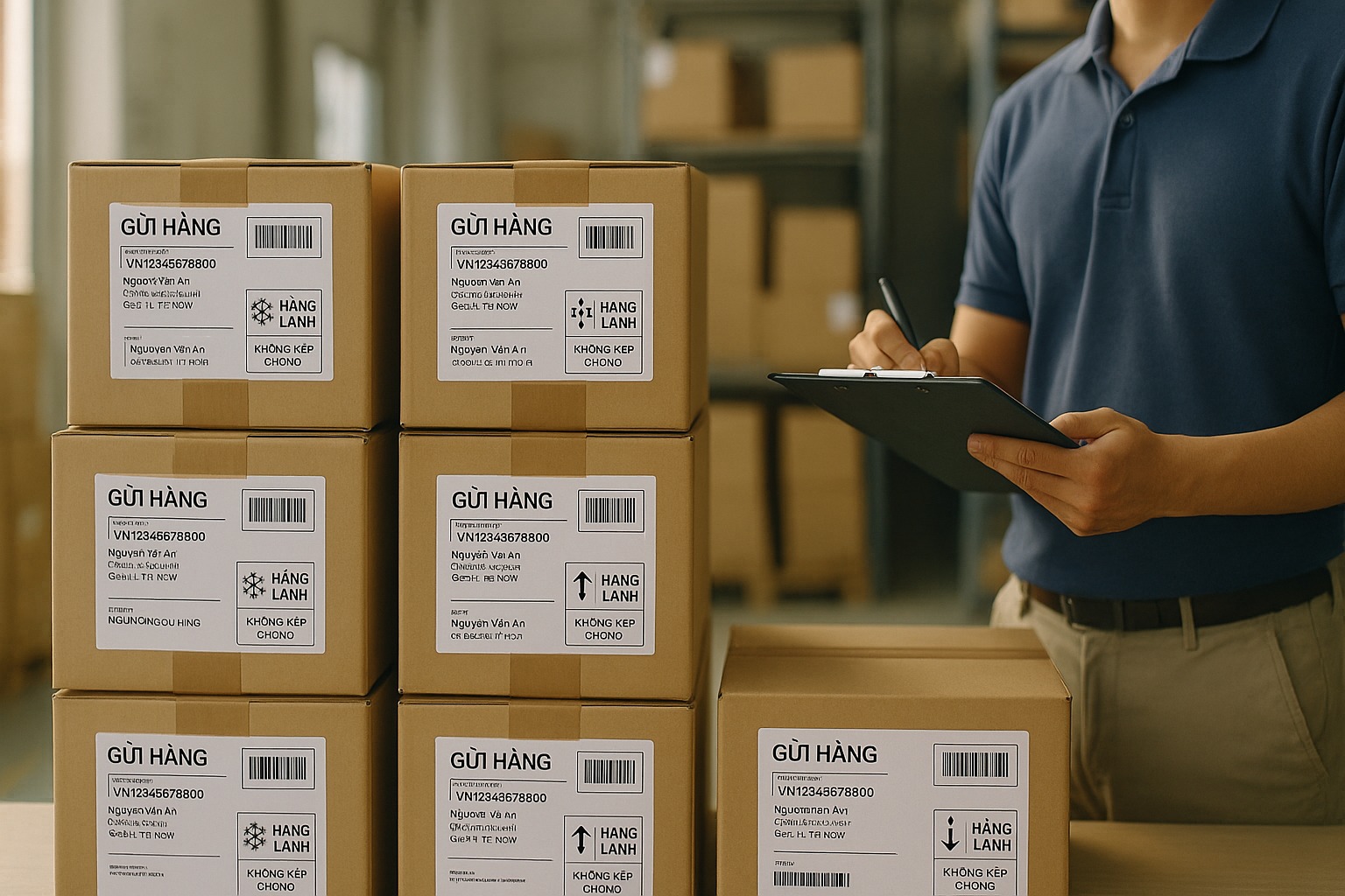 Tem Dán Thùng Carton Là Gì. Lợi Ích Đối Với Doanh Nghiệp