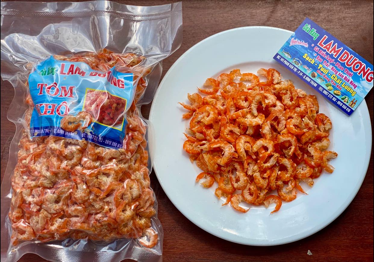 mẫu tem nhãn tôm khô 5
