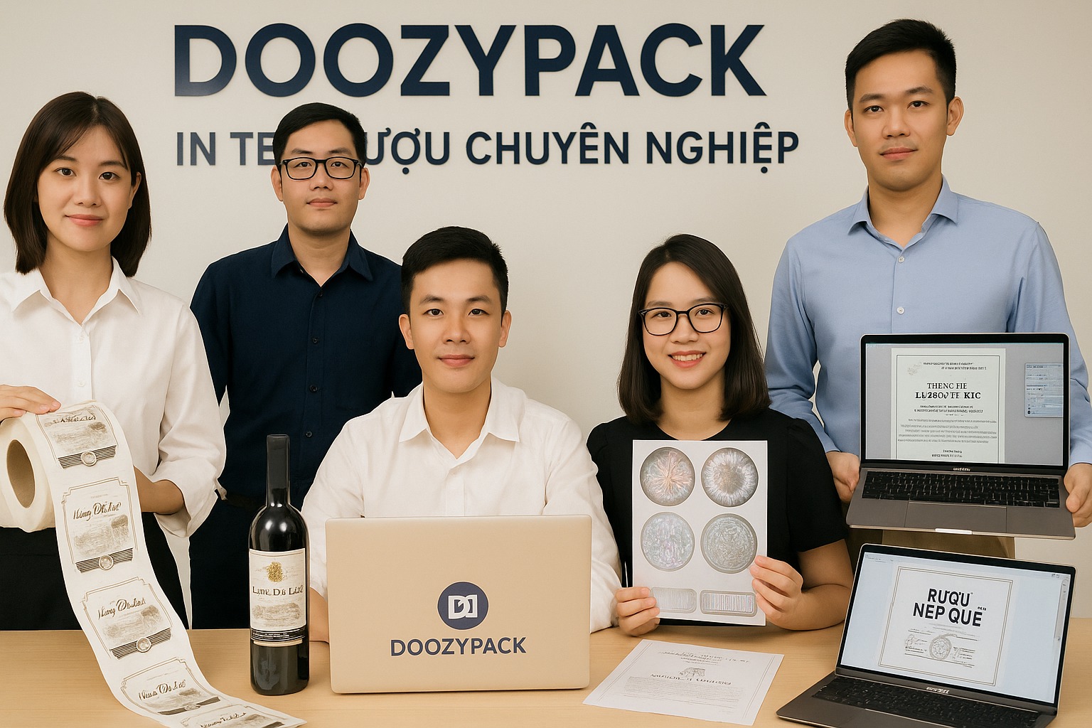Lý Do Chọn Doozypack.vn Là Đối Tác In Tem Rượu