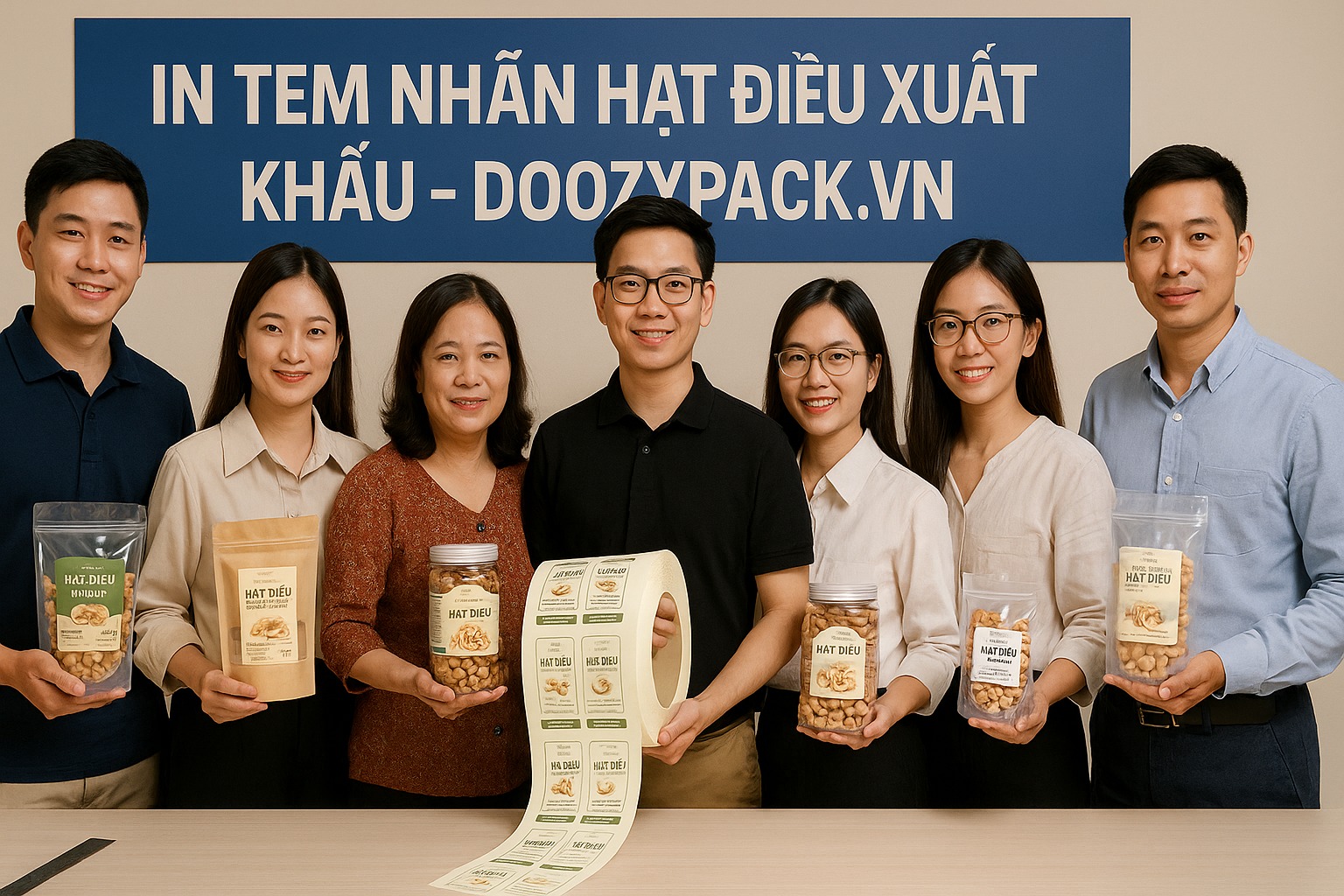 Lý Do chọn Doozypack.vn làm nhãn hạt điều