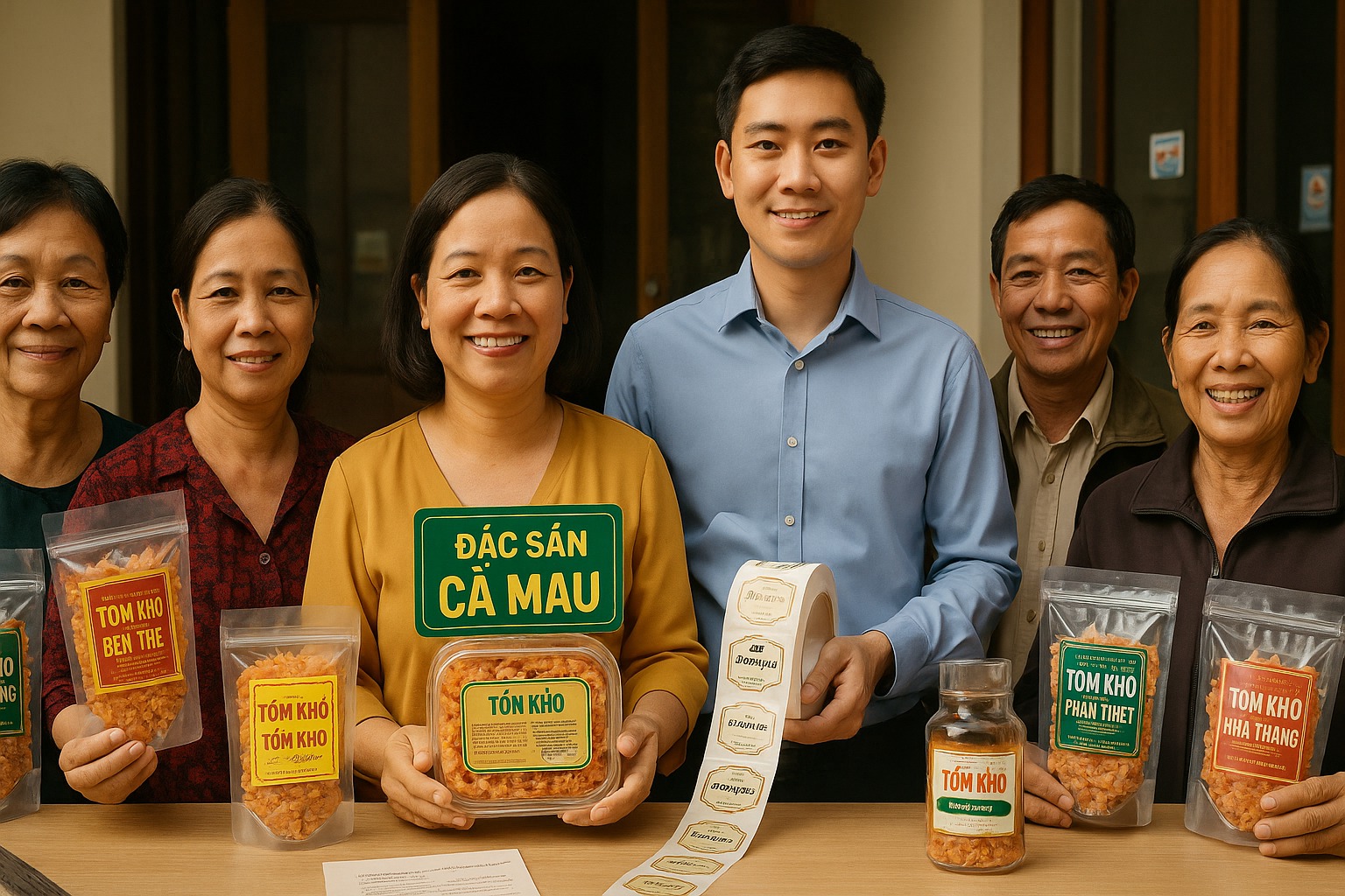 Vì Sao Khách Hàng Tin Tưởng Doozypack In Tem Tôm Khô
