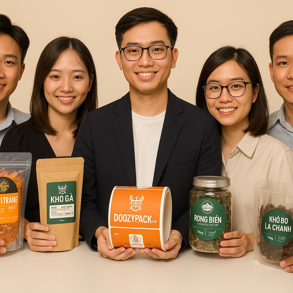 Vì Sao Nên In Tem Ăn Vặt Tại Doozypack.vn Quy Trình Đặt In Tem Ăn Vặt Tại Doozypack.vn ( hình minh họa)
