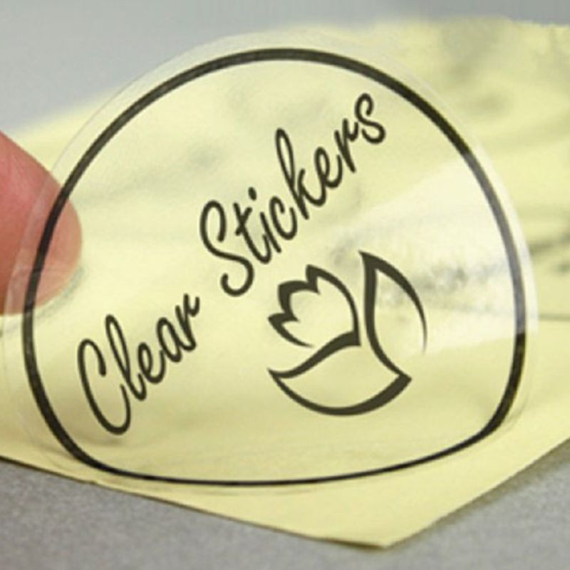 Cơ sở in nhãn dán sticker Clear