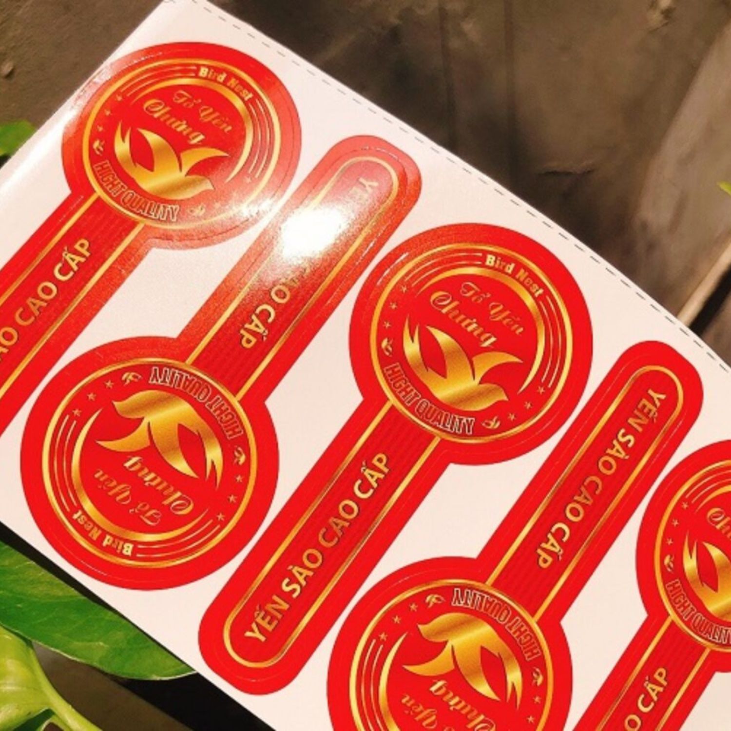 Địa chỉ in tem niêm phong nắp chai, nhãn dán niêm phong chỉ từ 100đ/tem - Thiết kế miễn phí từ 1000 tem