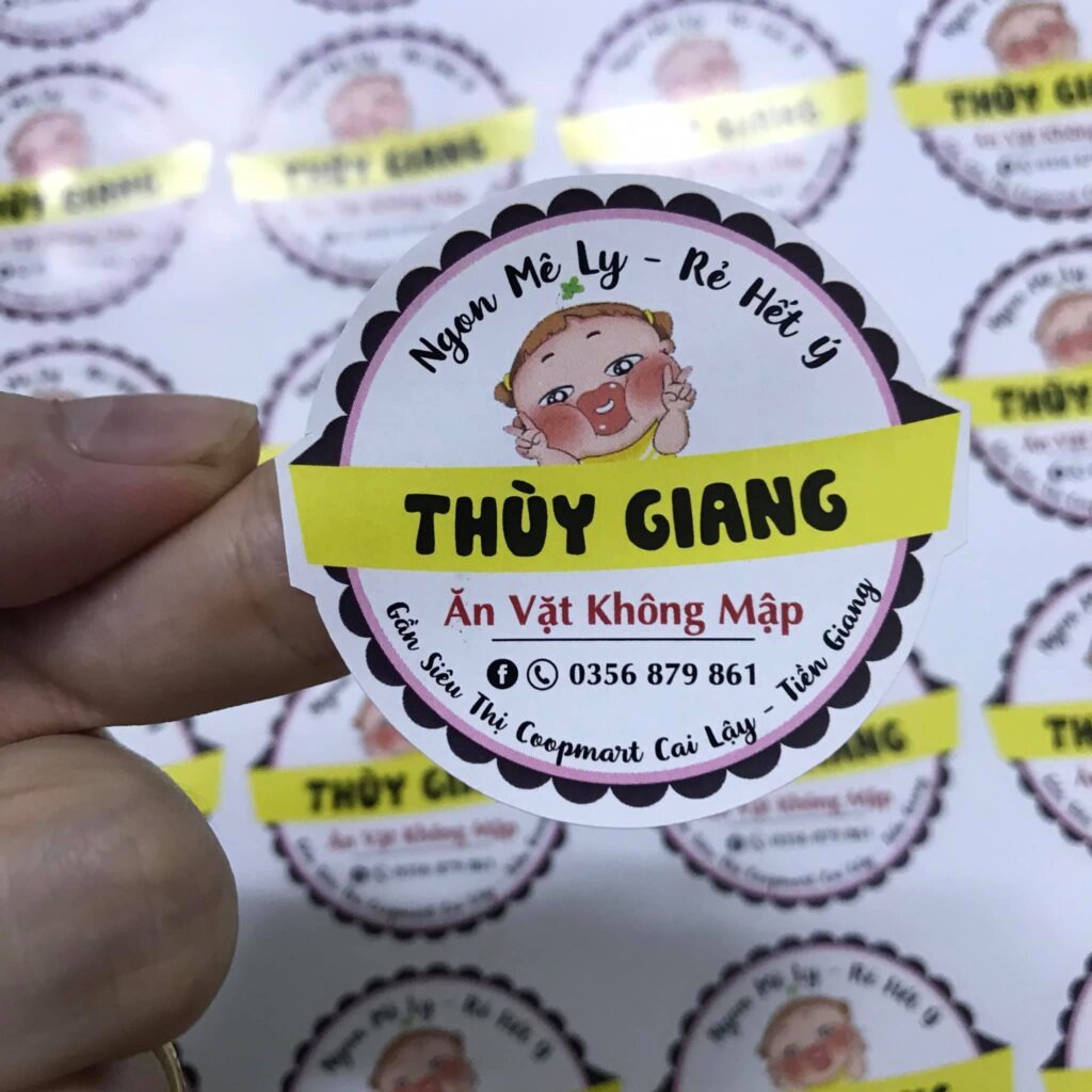 Mẫu tem nhãn đồ ăn vặt 11