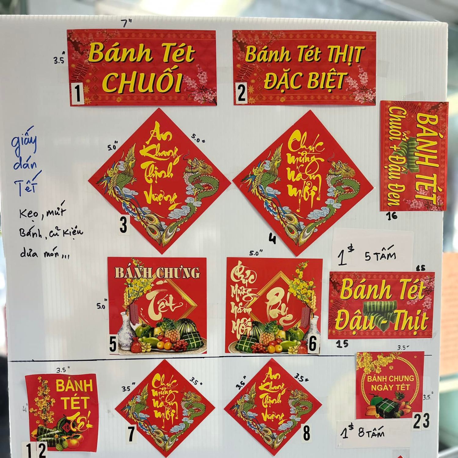 Tem nhãn dán bánh chưng, bánh tét - Doozypack.vn
