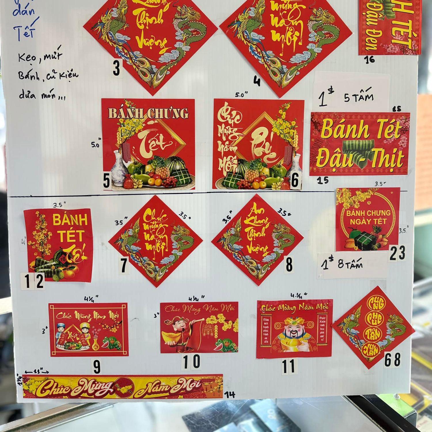 Tem nhãn dán bánh chưng, bánh tét - Doozypack.vn