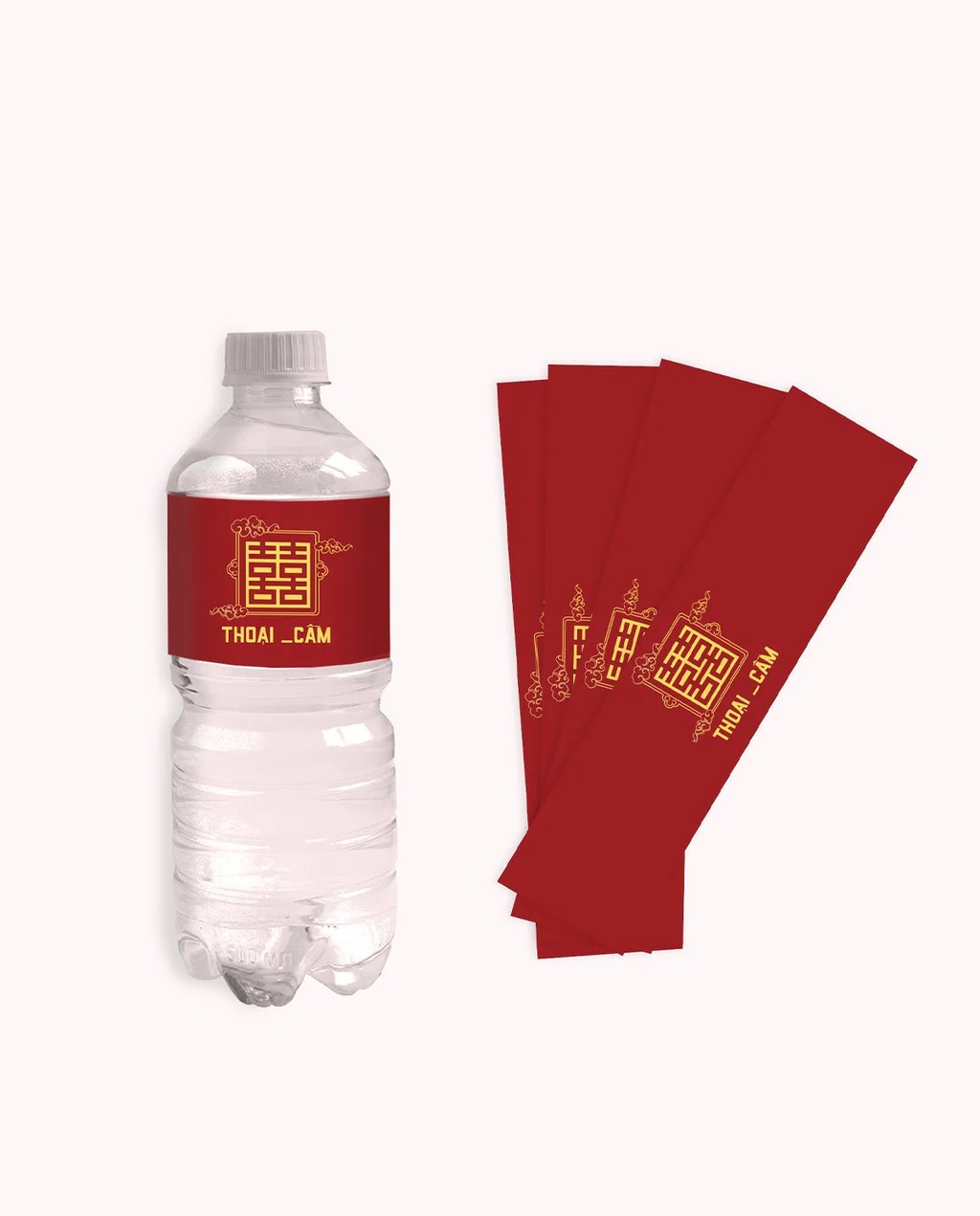 Nhãn dán chai nước suối