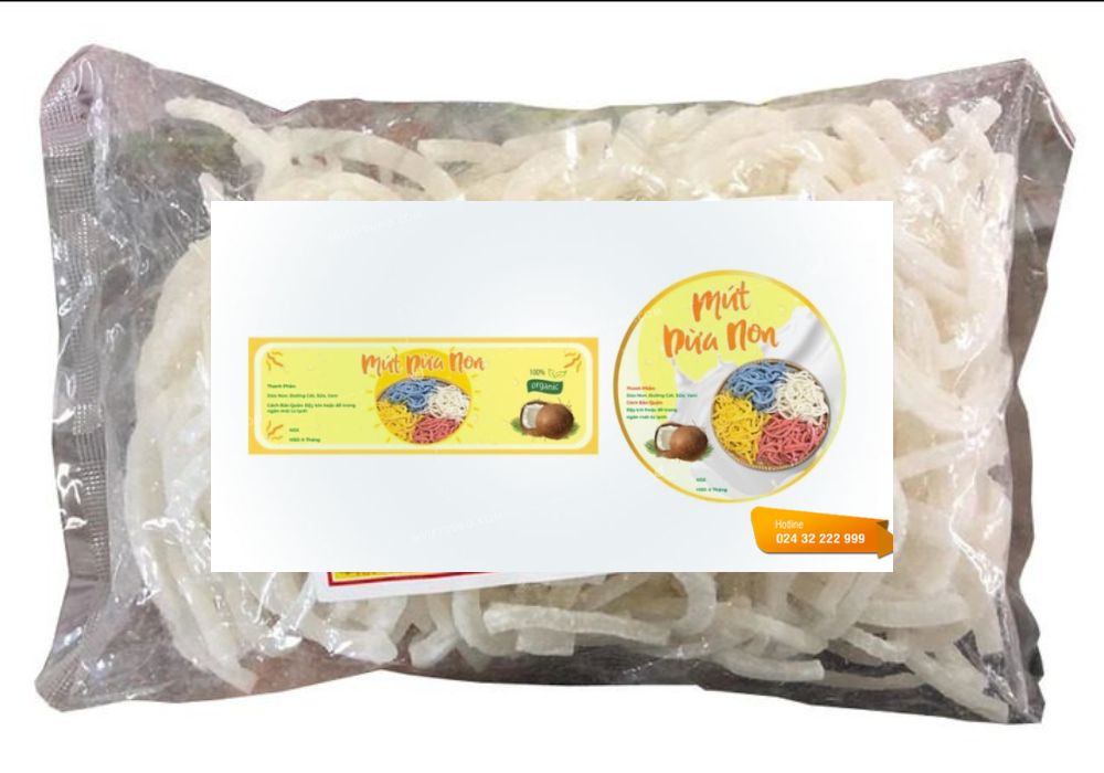 Xưởng in tem nhãn mứt dừa giả giá rẻ, từ 200đ/tem, thiết kế miễn phí từ 1.000 tem tại TPHCM