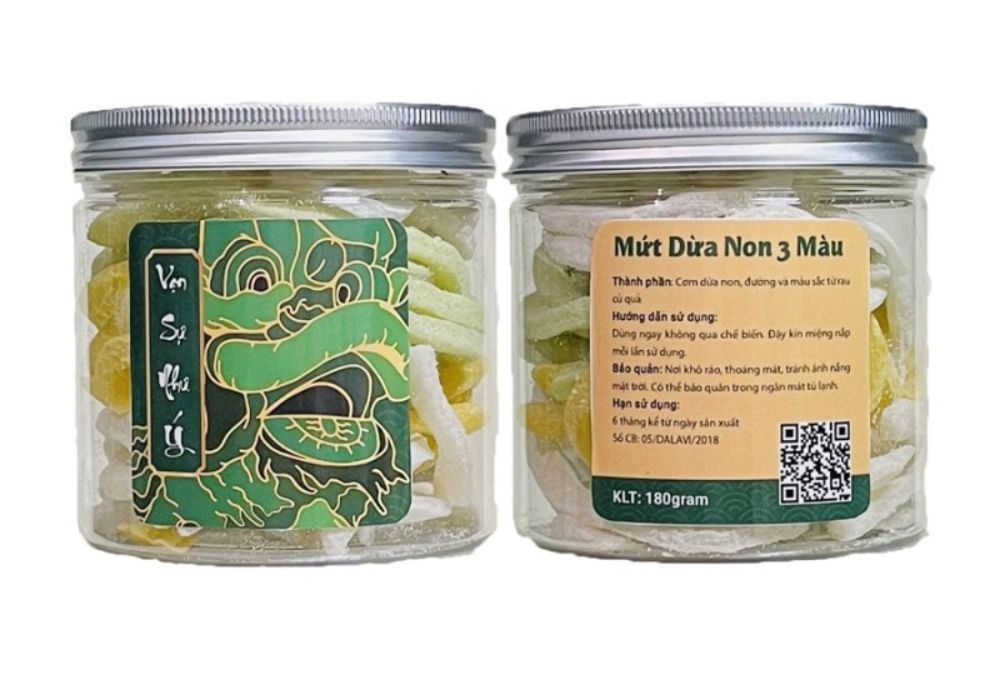 Xưởng in tem nhãn mứt dừa giả giá rẻ, từ 200đ/tem, thiết kế miễn phí từ 1.000 tem tại TPHCM