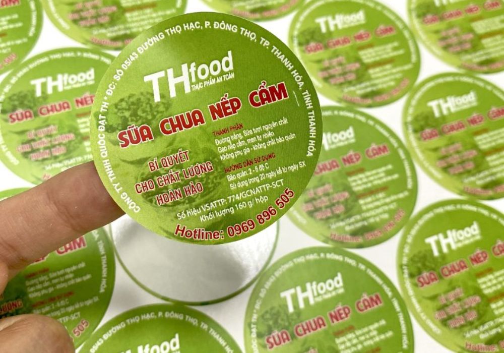 Cơ sở chuyên in tem nhãn thực phẩm theo yêu cầu