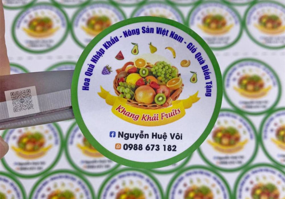 Cơ sở chuyên in tem nhãn thực phẩm theo yêu cầu, giá in từ 200đ/tem, lấy liền tại HCM
