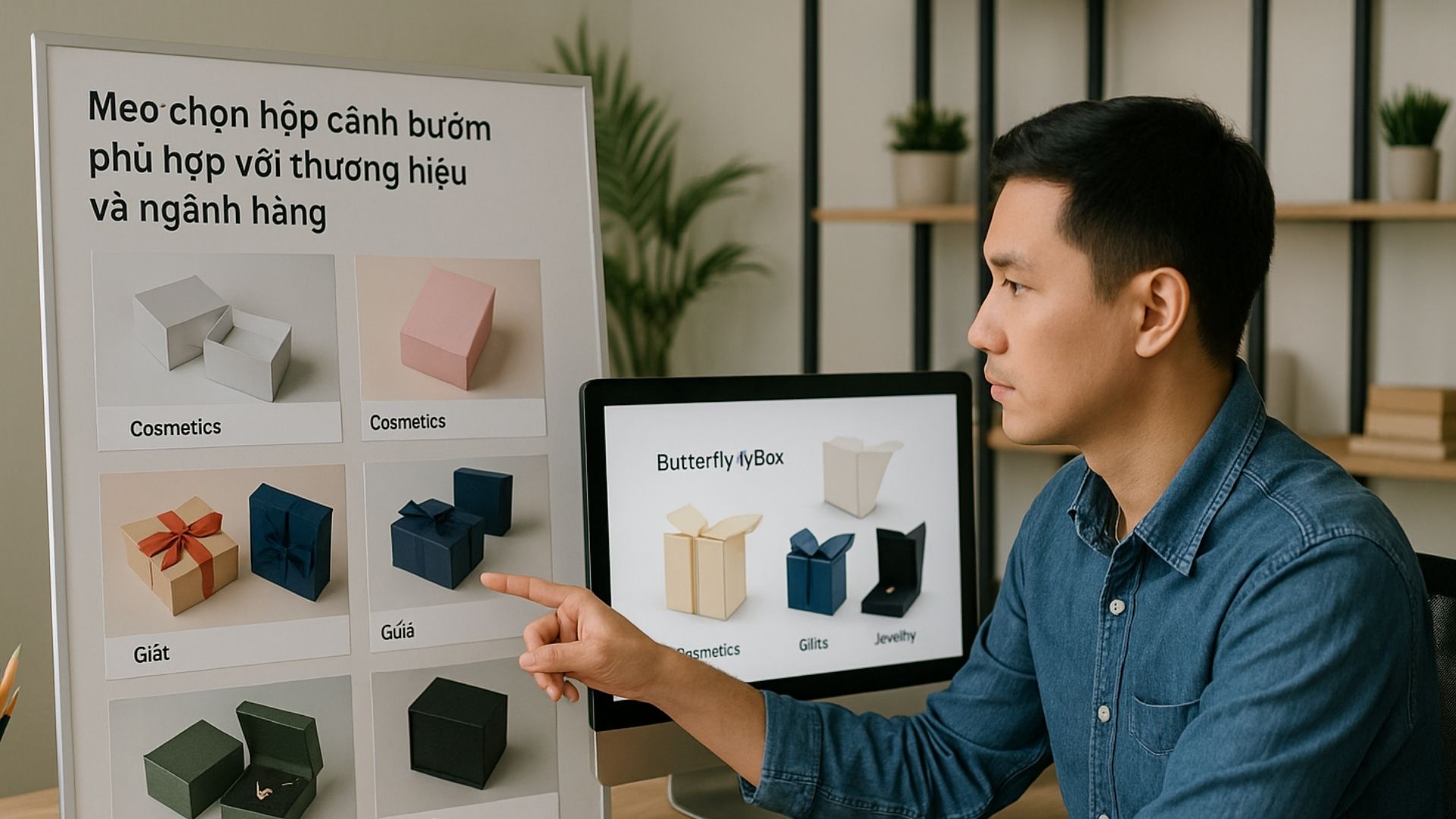 Mẹo chọn hộp cánh bướm phù hợp với thương hiệu và ngành hàng
