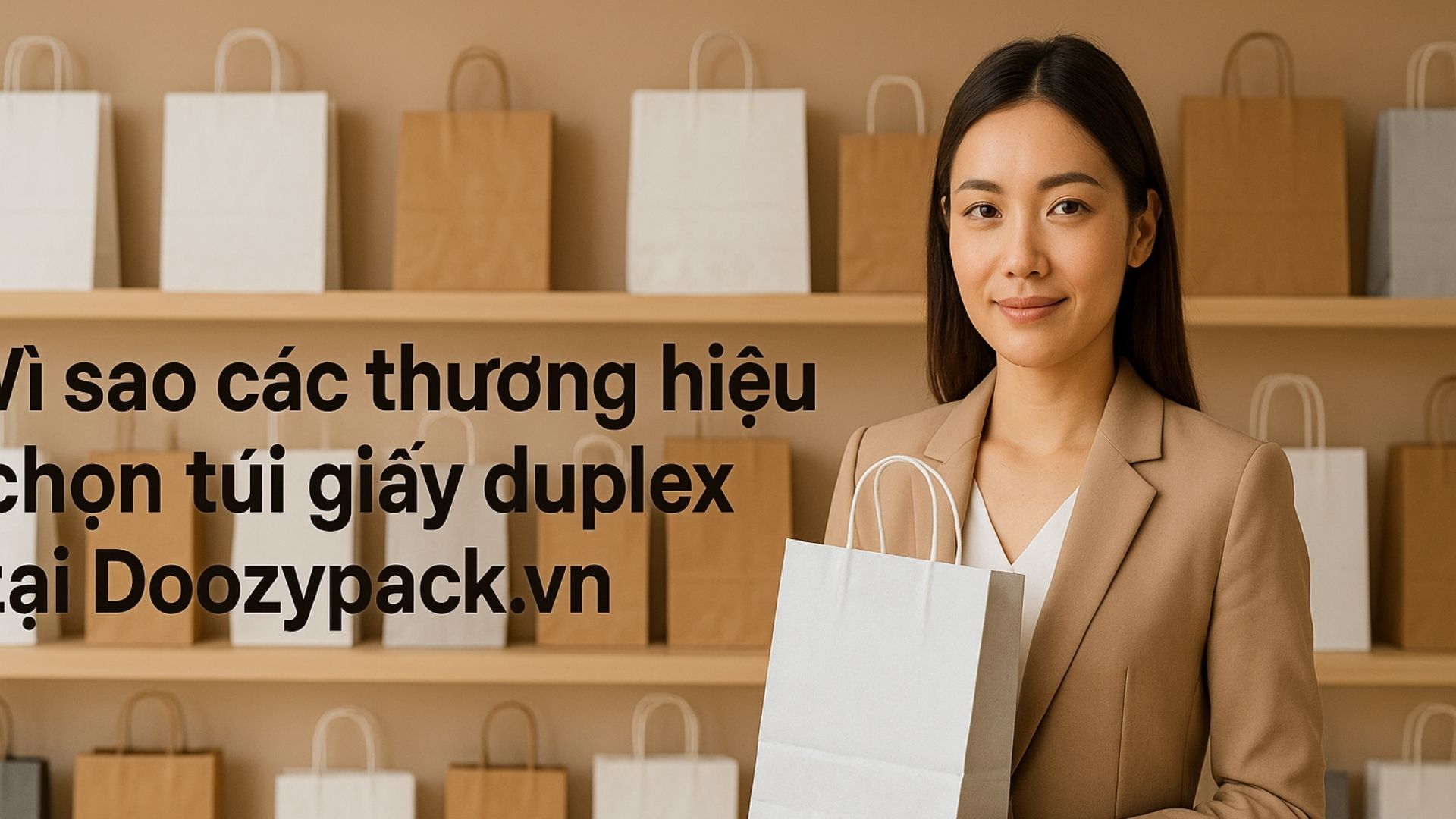 Vì sao các thương hiệu chọn túi giấy tại Doozypack?