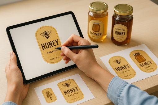 Quy Trình Thiết Kế và In Tem Mật Ong Tại Doozypack