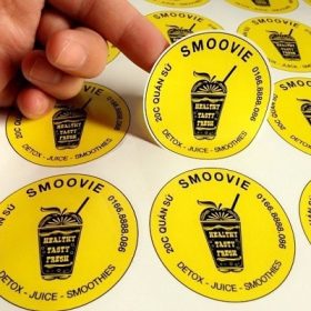 Mẫu tem trà sữa đẹp