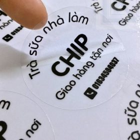 Xưởng in tem decal nhựa các loại theo yêu cầu, giá rẻ, chất lượng số 1 tại HCM