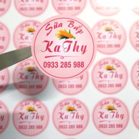 Xưởng in tem decal nhựa các loại theo yêu cầu, giá rẻ, chất lượng số 1 tại HCM