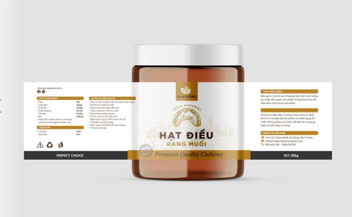 Mẫu tem nhãn hạt điều 07