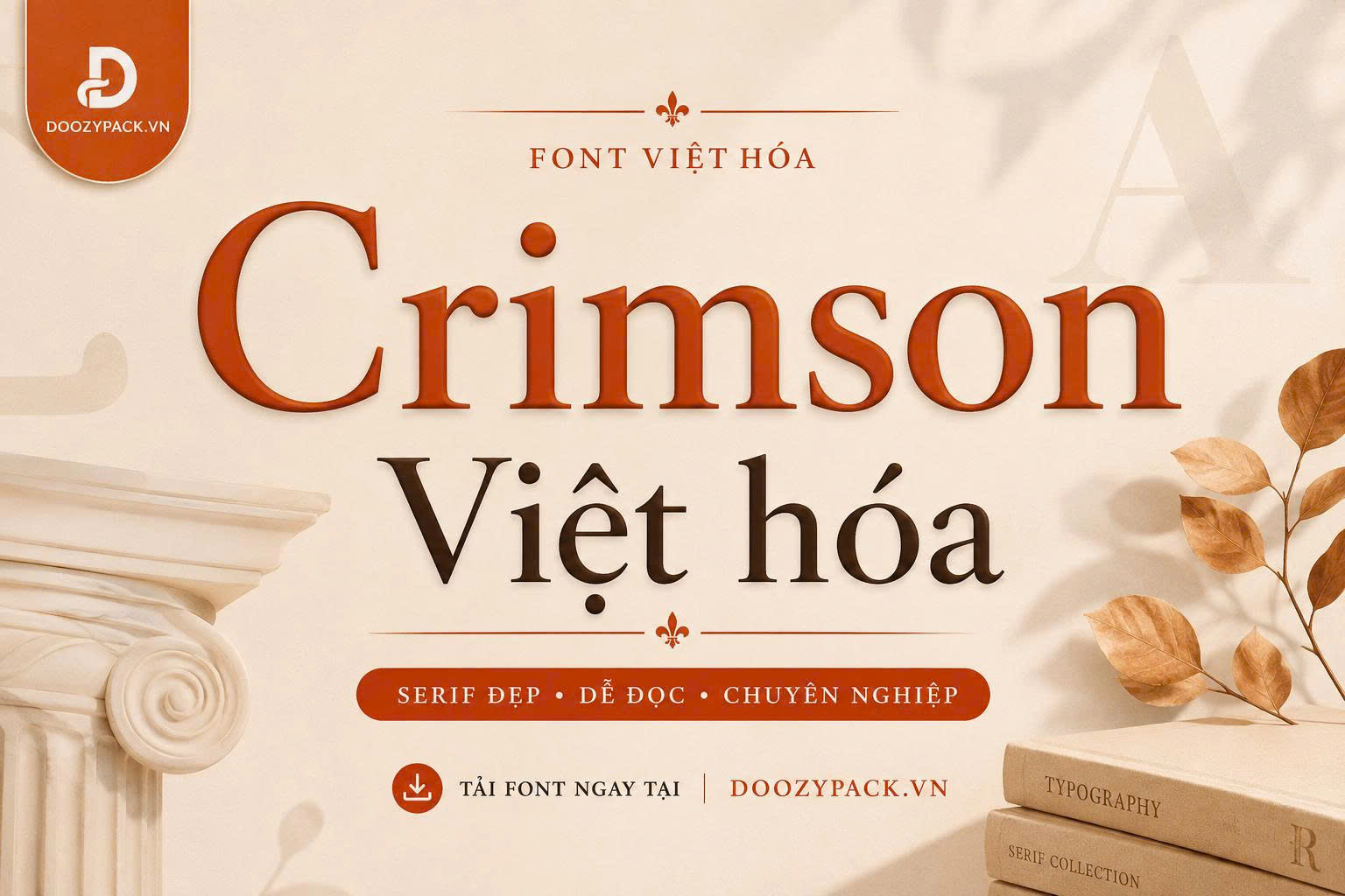 font-crimson-viet-hoa
