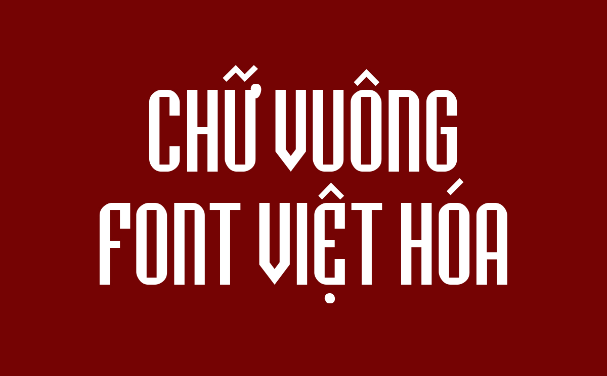 Mẫu chữ trên poster