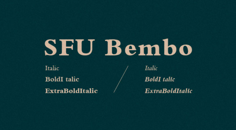 Kiểu chữ serif cổ điển
