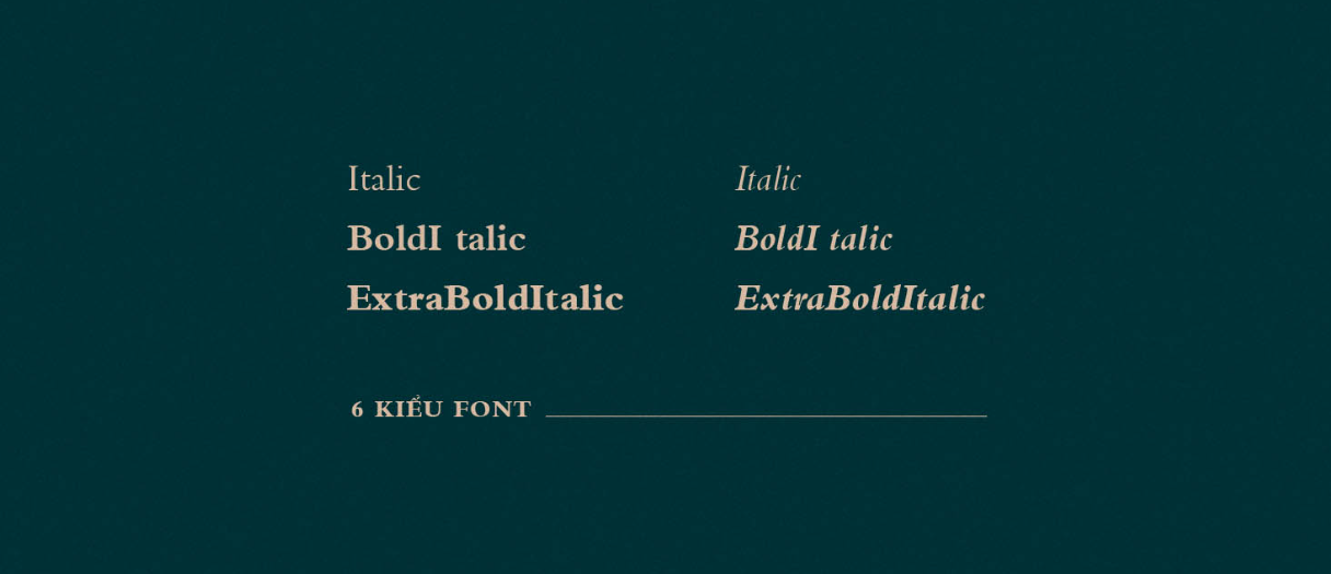 Thiết kế typography tinh tế