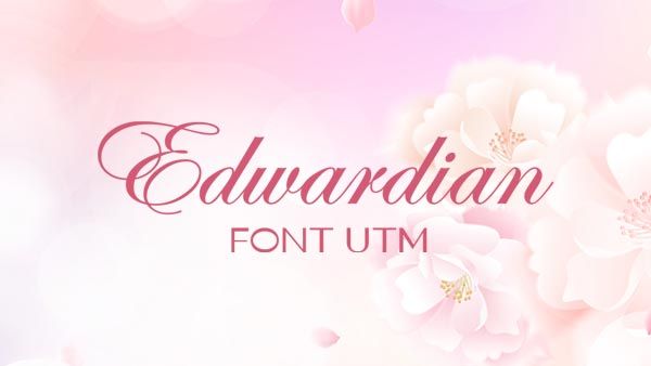 UTM Edwardian – Tải font chữ viết tay sang trọng, cổ điển và tinh tế | Doozypack.vn