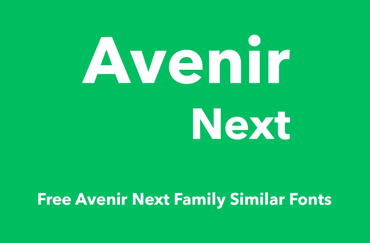 Hướng dẫntair mẫu chữ Avenir next