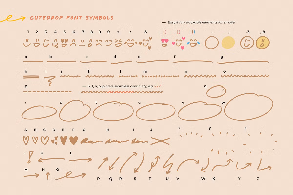 cutedrop-font-viet-hoa