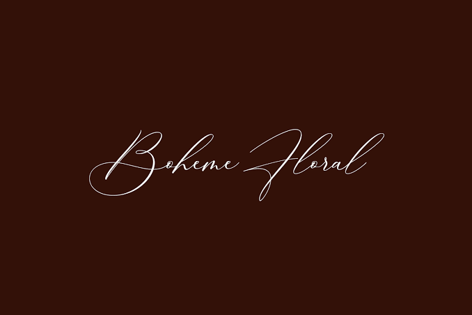 font-boheme-floral-3