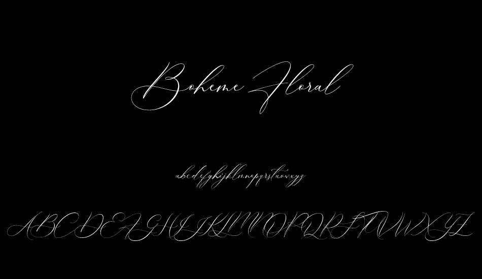 font-boheme-floral-4