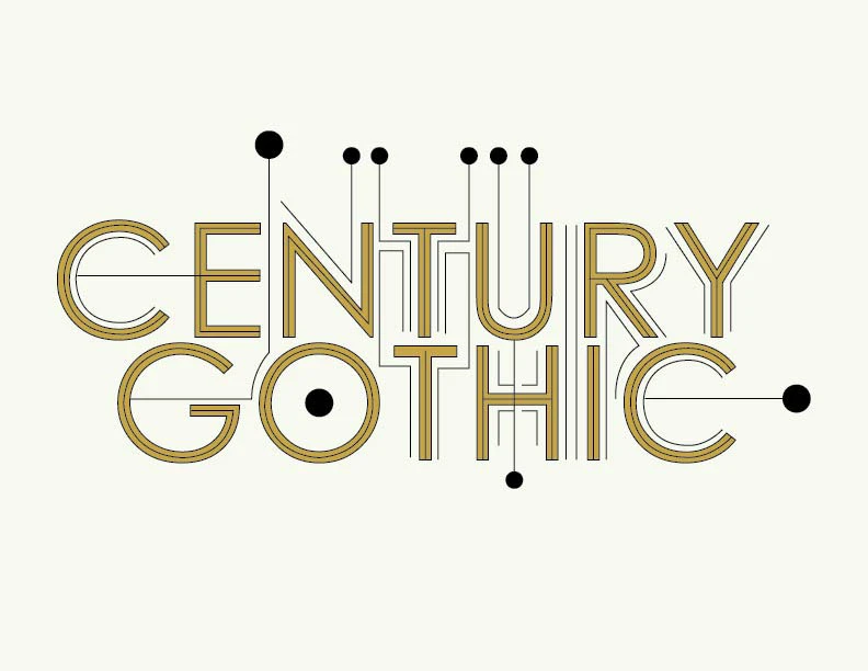 Font Century Gothic Việt hóa – Tải font chữ hiện đại, rõ nét và chuyên nghiệp | Doozypack.vn