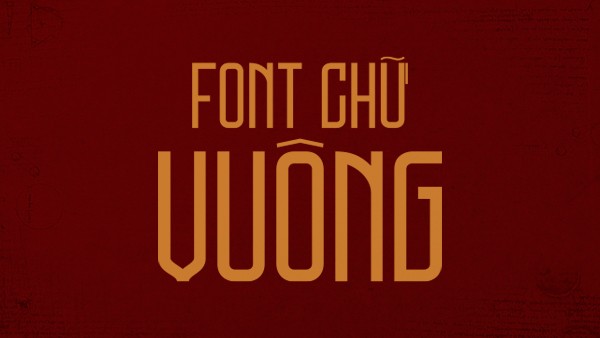 Thiết kế chữ truyền thống