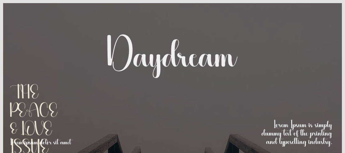Font Daydream – Tải font chữ bay bổng, mềm mại và cuốn hút | Doozypack.vn