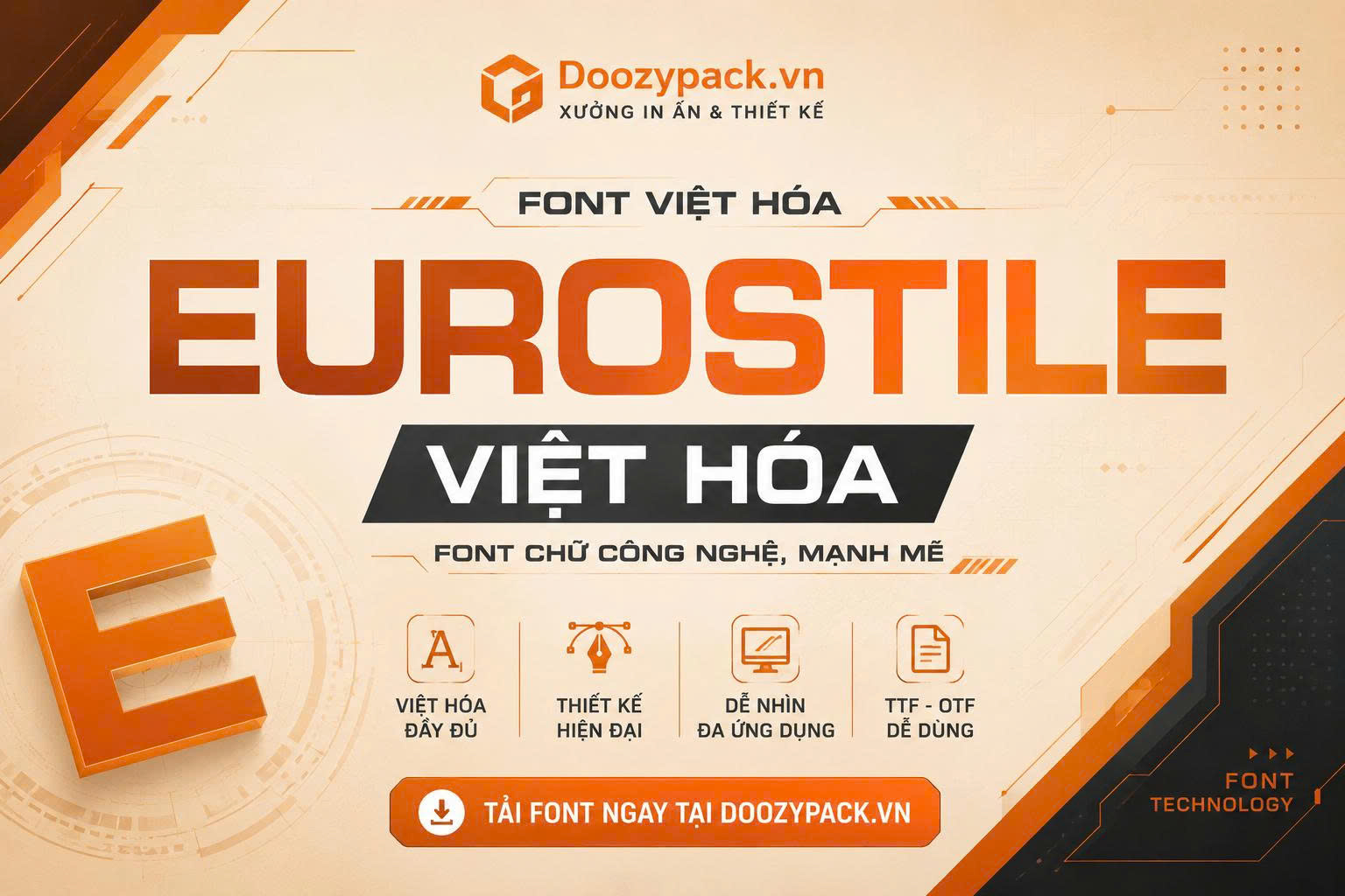 font-eurostile-viet-hoa
