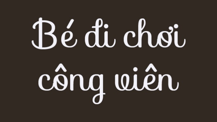 Kiểu chữ tiếng Việt đẹp