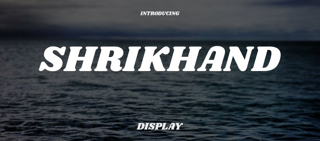 shrikhand-font-viet-hoa