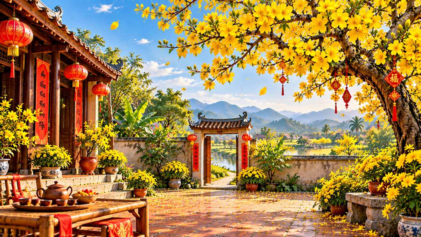 background mai vàng