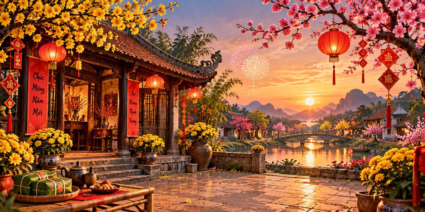 Phông nền Tết đẹp 01