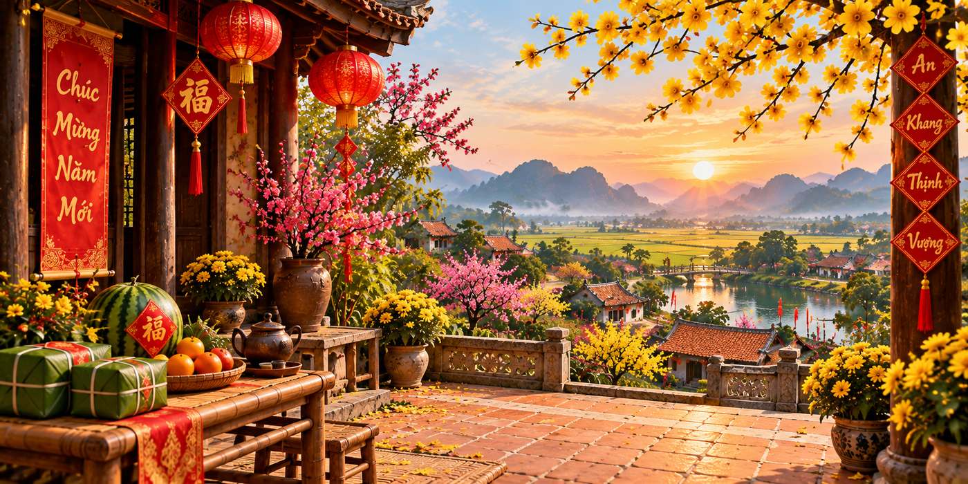 Phông nền Tết đẹp 03