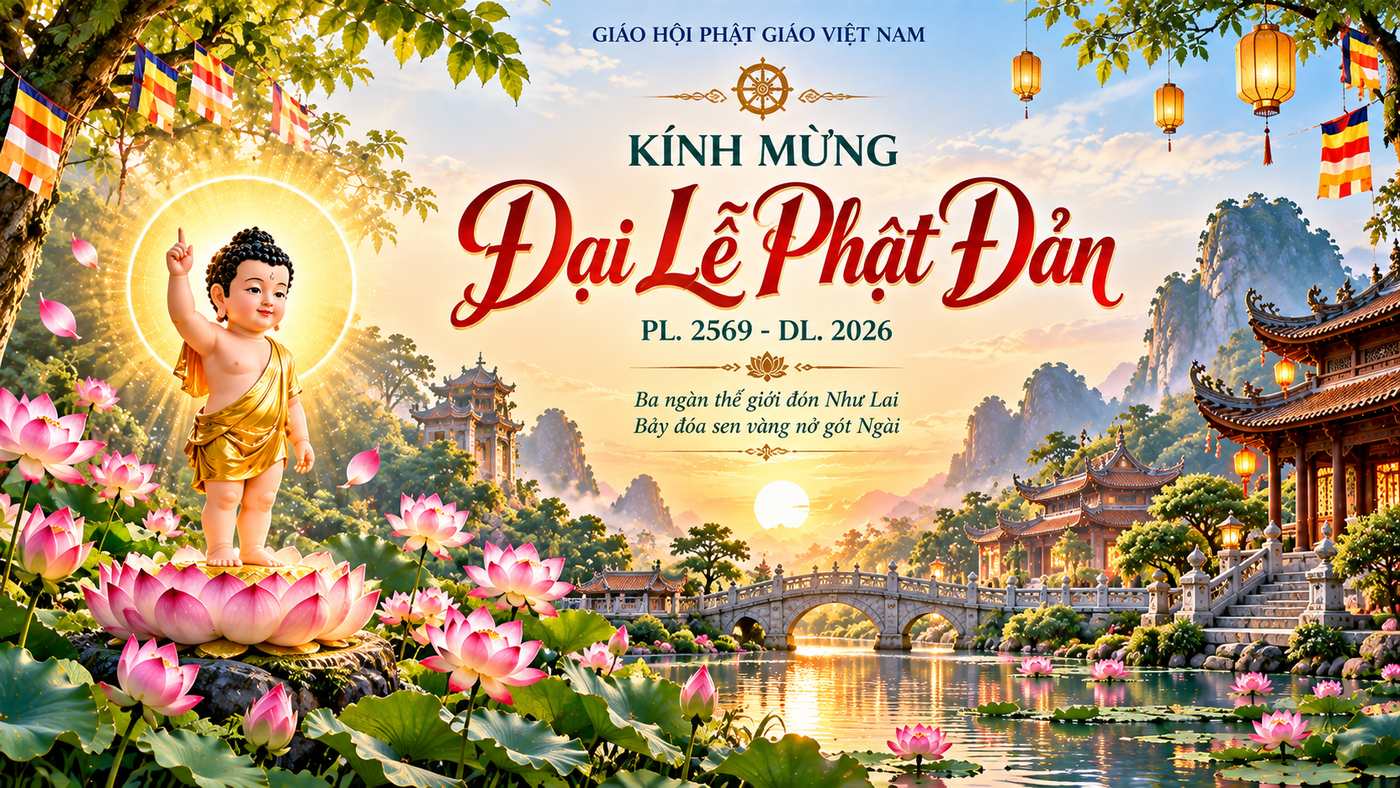 Phông nền Phật đản đẹp 01