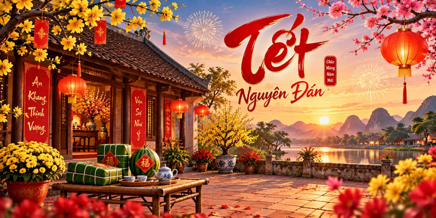 background tết nguyên đán
