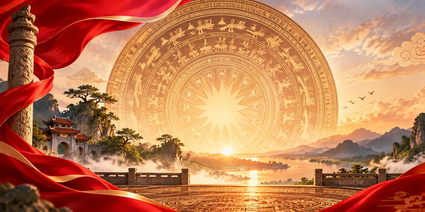 Background trống đồng