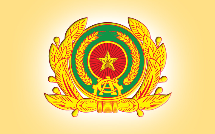 Logo bộ Công an vector