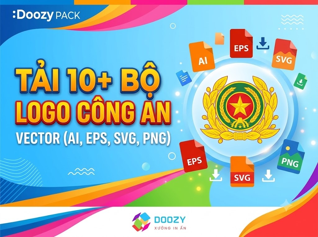 logo công an vector