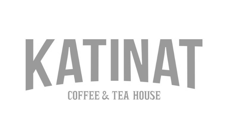 Logo Katinat trắng đen