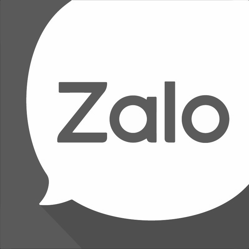 Zalo vector trắng đen 02