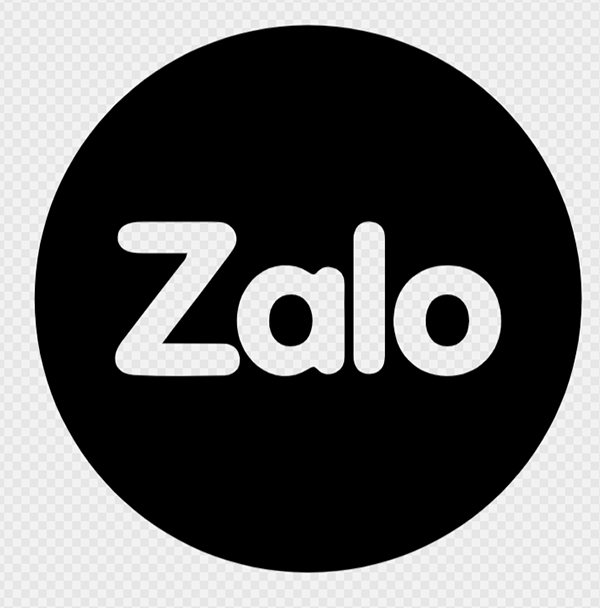Zalo vector trắng đen 01