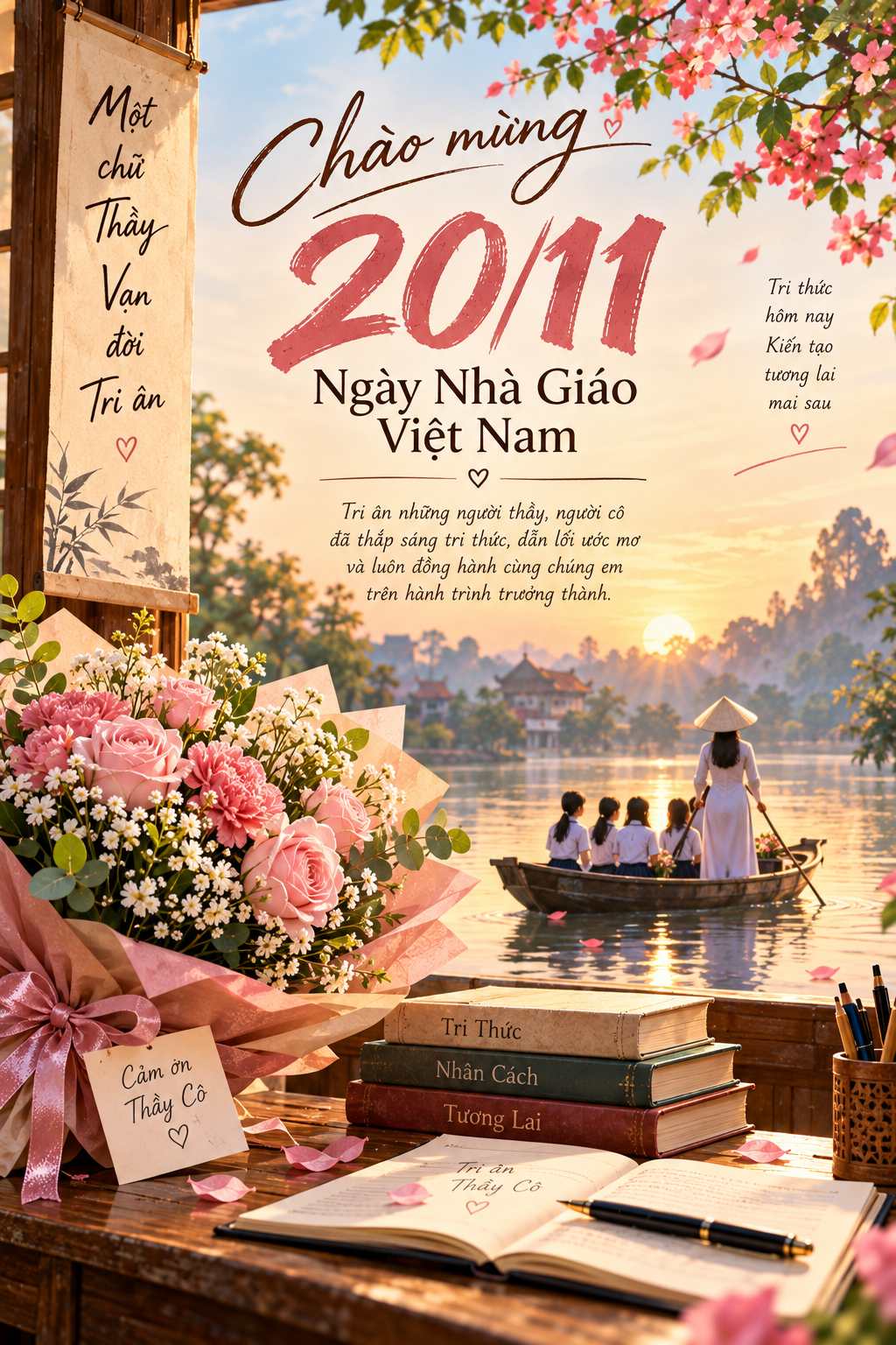 Poster ngày nhà giáo Việt nam 20/11 đẹp 01